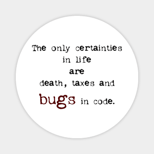 Bugs in Code Magnet
